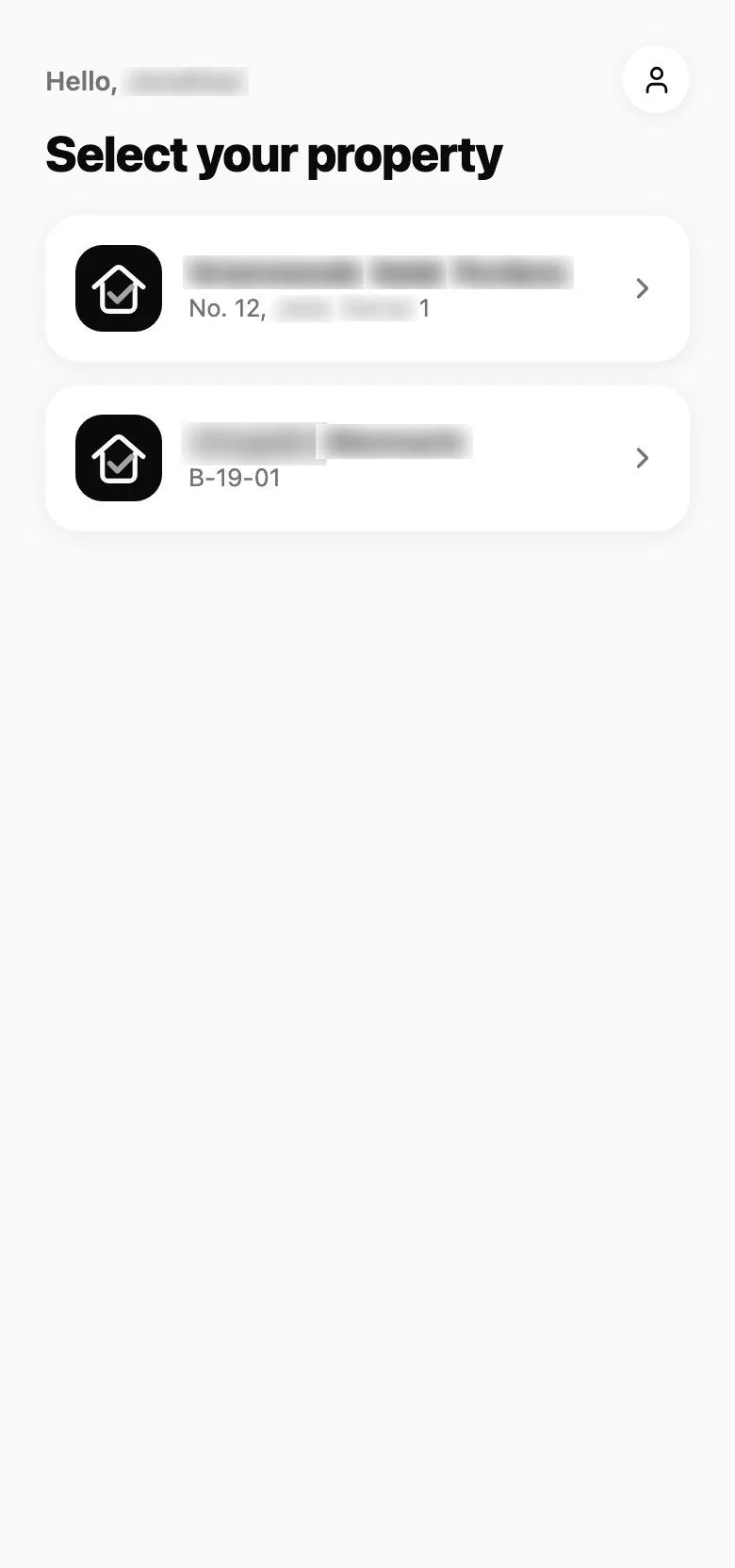 Rumah Ready App: Select your property