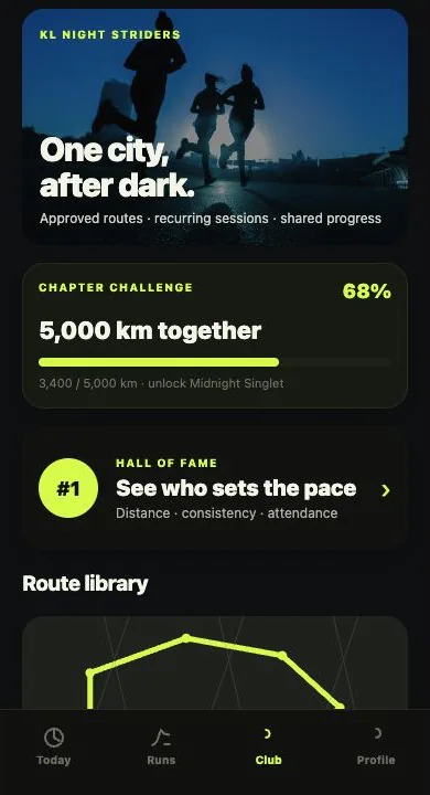 Stride App: Club