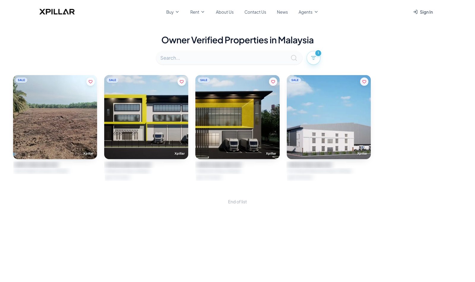 Owner Verified Properties section — listings published direct from verified owners