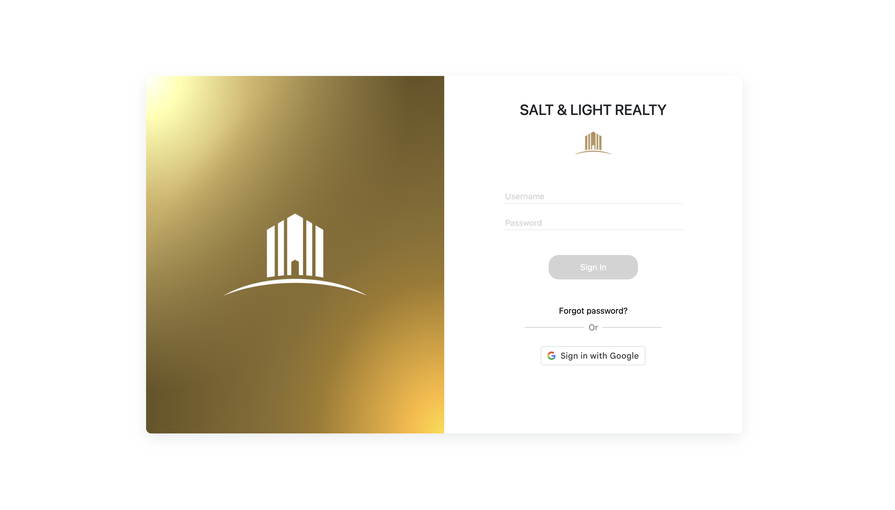 Search You Now Real Estate Search System: login