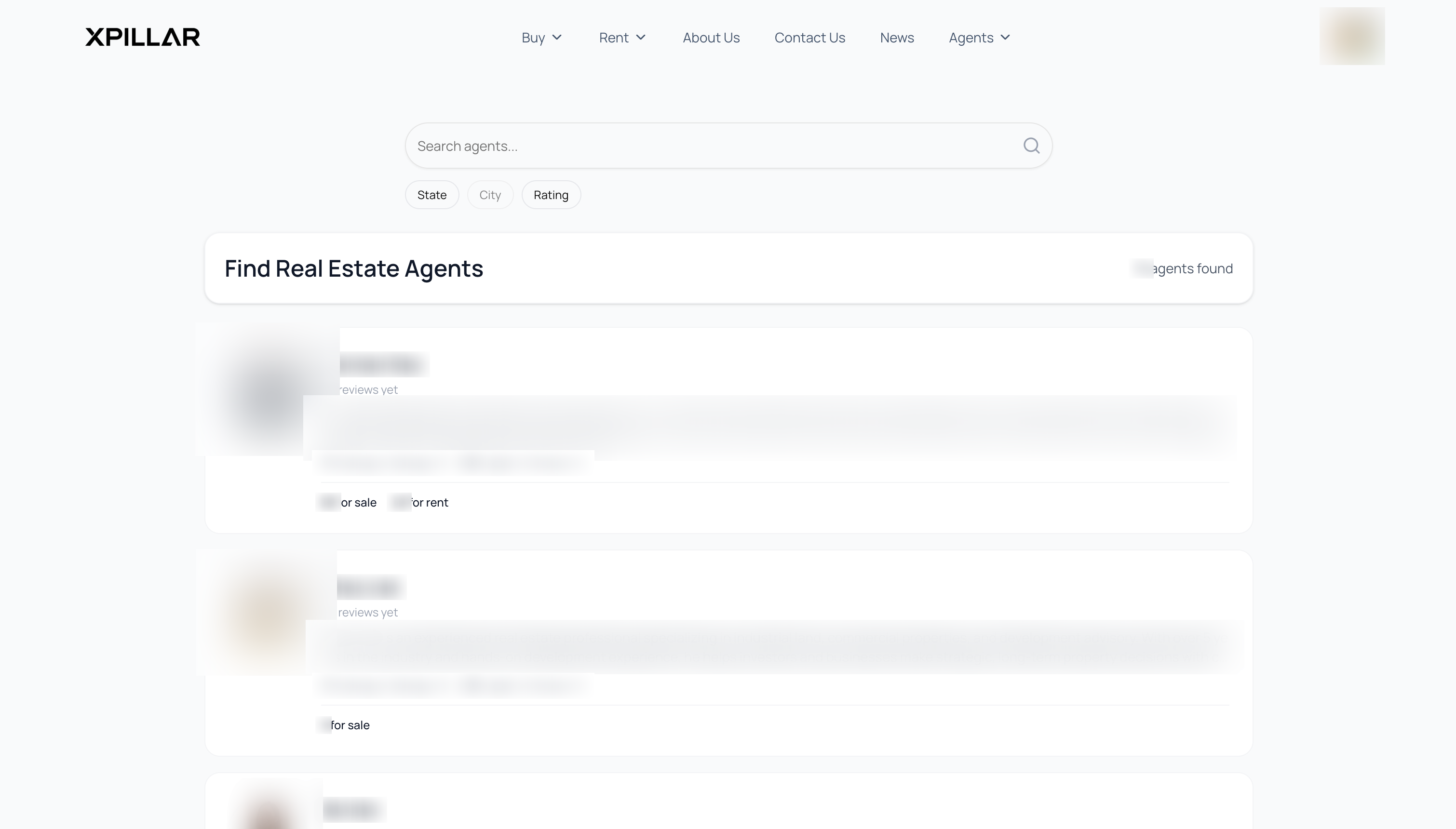 Xpillar Client Site: agents